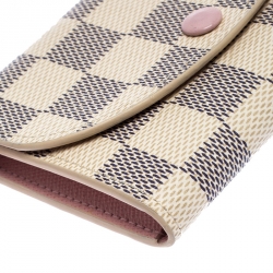 مملوكة مسبقًا Louis Vuitton Damier Azur Canvas Rosalie Coin Purse 