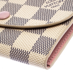 مملوكة مسبقًا Louis Vuitton Damier Azur Canvas Rosalie Coin Purse 