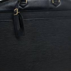 Pre Owned Louis Vuitton Black Epi Leather Riviera Bag
