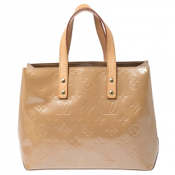 Pre Owned Louis Vuitton Noisette Vernis Reade PM Bag