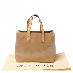 Pre Owned Louis Vuitton Noisette Vernis Reade PM Bag