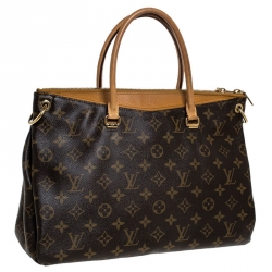 مملوكة مسبقًا حقيبة لوي فيتون بيليس كانفاس مونوغرامي سافران