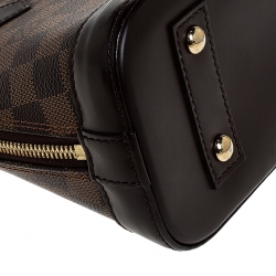 Pre Owned Louis Vuitton Damier Ebene Canvas Alma BB Bag