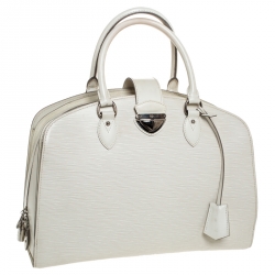 Pre Owned Louis Vuitton Ivory Epi Leather Pont Neuf GM Bag