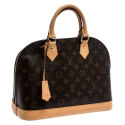 Pre Owned Louis Vuitton Monogram Canvas Alma PM Bag