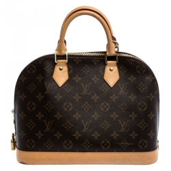 Pre Owned Louis Vuitton Monogram Canvas Alma PM Bag