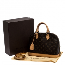 Pre Owned Louis Vuitton Monogram Canvas Alma PM Bag