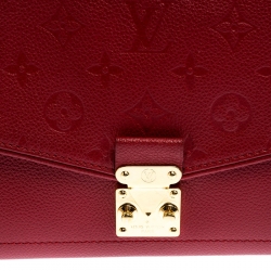 Pre Owned حقيبة لوي فيتون سان جرمين جلد إمبرايت مونوغرامي سوداء PM