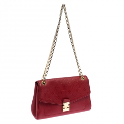 Pre Owned حقيبة لوي فيتون سان جرمين جلد إمبرايت مونوغرامي سوداء PM