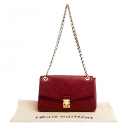 Pre Owned حقيبة لوي فيتون سان جرمين جلد إمبرايت مونوغرامي سوداء PM