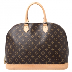 Pre Owned Louis Vuitton Monogram Canvas Alma GM Bag