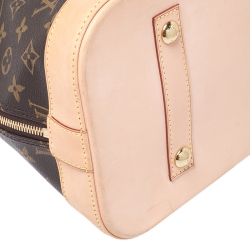 Pre Owned Louis Vuitton Monogram Canvas Alma GM Bag