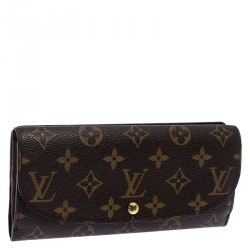 Pre Owned Louis Vuitton Monogram Canvas Emilie Wallet