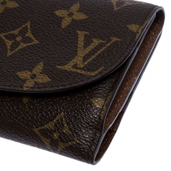 Pre Owned Louis Vuitton Monogram Canvas Emilie Wallet