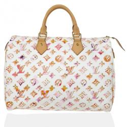 Louis Vuitton Monogram Watercolor Speedy 35 - White Handle Bags, Handbags -  LOU783299