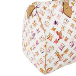Pre Owned Louis Vuitton Watercolor Speedy 35