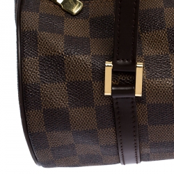 Pre Owned Louis Vuitton Damier Ebene Canvas Papillon 28 Bag