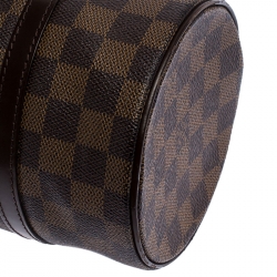 Pre Owned Louis Vuitton Damier Ebene Canvas Papillon 28 Bag