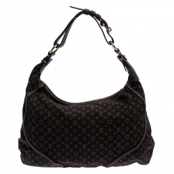 مملوكة مسبقًا Louis Vuitton Fusain Monogram Mini Lin Manon MM Bag