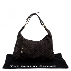 مملوكة مسبقًا Louis Vuitton Fusain Monogram Mini Lin Manon MM Bag