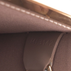 Pre Owned Louis Vuitton Beige Poudre Monogram Vernis Deesse GM Bag