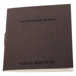 Pre Owned Louis Vuitton Beige Poudre Monogram Vernis Deesse GM Bag