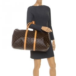 مملوكة مسبقًا Louis Vuitton Monogram Canvas Keepall 50 Bag