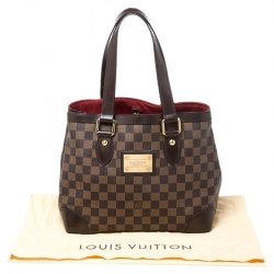 Pre Owned Louis Vuitton Damier Ebene Canvas Hampstead PM Bag