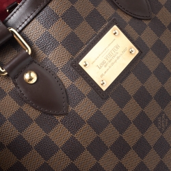 Pre Owned Louis Vuitton Damier Ebene Canvas Hampstead PM Bag