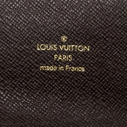 Pre Owned Louis Vuitton Brown Monogram Continental Flap Wallet