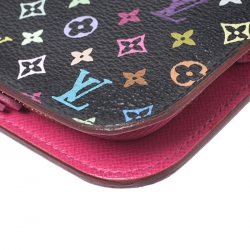 Louis Vuitton Black Monogram Multicolore Insolite Wallet