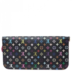 Louis Vuitton Black Monogram Multicolore Insolite Wallet