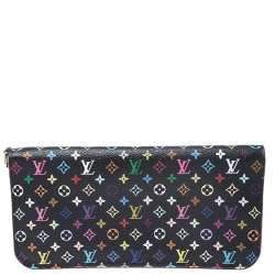 Louis Vuitton Black Monogram Multicolore Insolite Wallet Louis