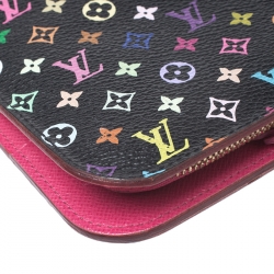 Louis Vuitton Black Monogram Multicolore Insolite Wallet