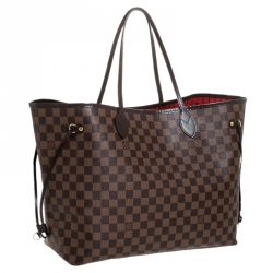 Louis Vuitton Damier Ebene Canvas Neverfull GM Bag
