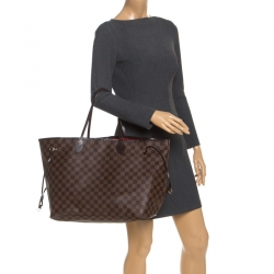 Louis Vuitton Damier Ebene Canvas Neverfull GM Bag
