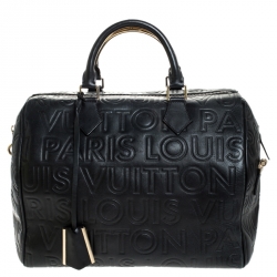 Louis Vuitton Limited Edition Gris Suede and Leather Speedy Cube