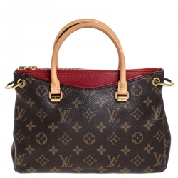 Pre Owned Louis Vuitton Cerise Monogram Canvas BB Pallas Bag