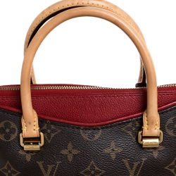 Pre Owned Louis Vuitton Cerise Monogram Canvas BB Pallas Bag