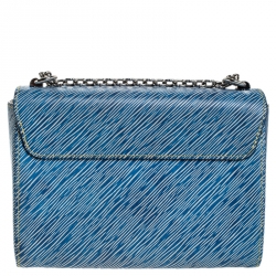 مملوكة مسبقًا Louis Vuitton Denim Epi Leather Twist MM Bag