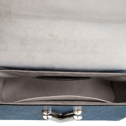 مملوكة مسبقًا Louis Vuitton Denim Epi Leather Twist MM Bag