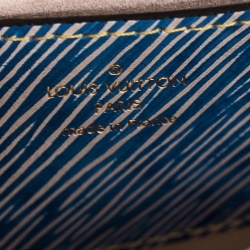 مملوكة مسبقًا Louis Vuitton Denim Epi Leather Twist MM Bag