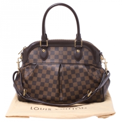 Pre Owned Louis Vuitton Damier Ebene Canvas Trevi PM Bag