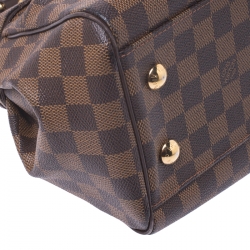Pre Owned Louis Vuitton Damier Ebene Canvas Trevi PM Bag