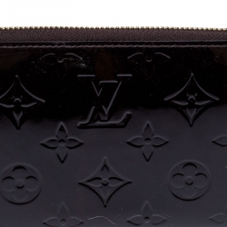 مملوكة مسبقًا Louis Vuitton Terre D’Ombre Monogram Vernis Zippy Wallet