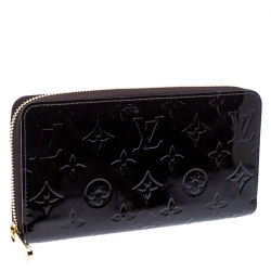ممل وكة مسبقًا Louis Vuitton Terre D’Ombre Monogram Vernis Zippy Wallet