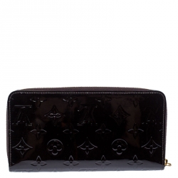 مملوكة مسبقًا Louis Vuitton Terre D’Ombre Monogram Vernis Zippy Wallet