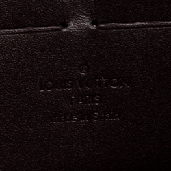 مملوكة مسبقًا Louis Vuitton Terre D’Ombre Monogram Vernis Zippy Wallet