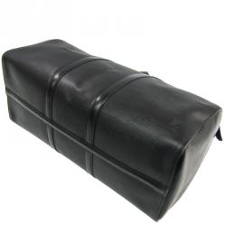 Pre Owned Louis Vuitton Noir Epi Leather Keepall 50 Bag