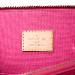 Pre Owned Louis Vuitton Rose Pop Monogram Vernis Alma GM Bag